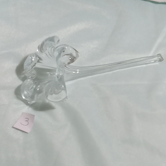 Blown Glass Art Flower Lily bud vase pk#3 - Picture 6 of 7